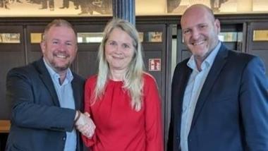 v.l.n.r MdEP Andreas Glück, Silvia Hapke-Lenz und MdL Stephen Brauer